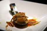 26 tofu and foie gras with caramelized pear.jpg
