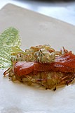 37 plated gravlax with potate galette.jpg