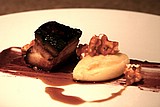 44 roasted pork belly with spiced mustard, smoked mashed potatoes, and cumin caramel corn.jpg