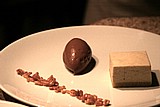 57 ovaltine mousse with roasted banana bavarian and caramelized rice crispies.jpg